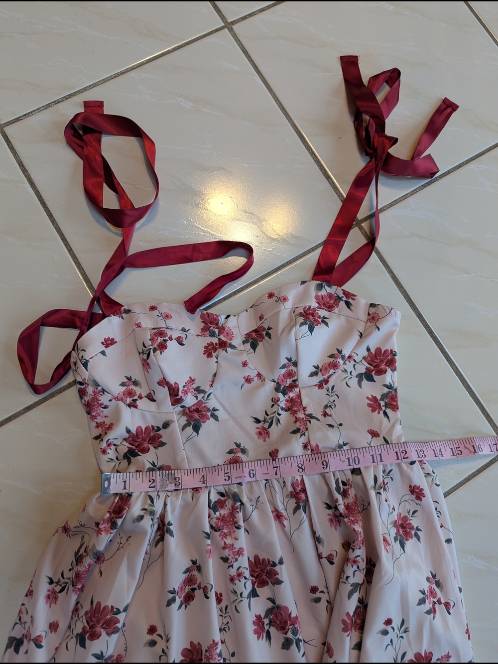 SHEIN Floral Slip Dress in Blush - Picture 2 of 5